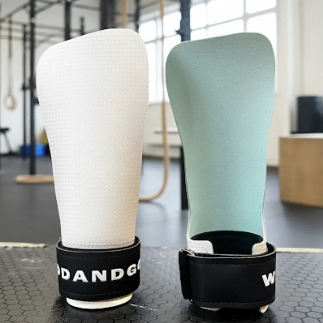Maniques gym sans magnesie powergrip fusion blanche pour le crosstraining