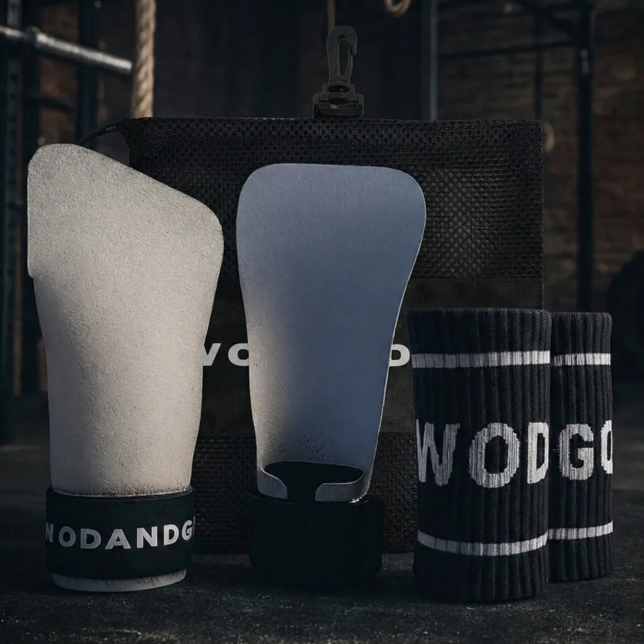 Maniques gym grip avec magnésie WODANDGO