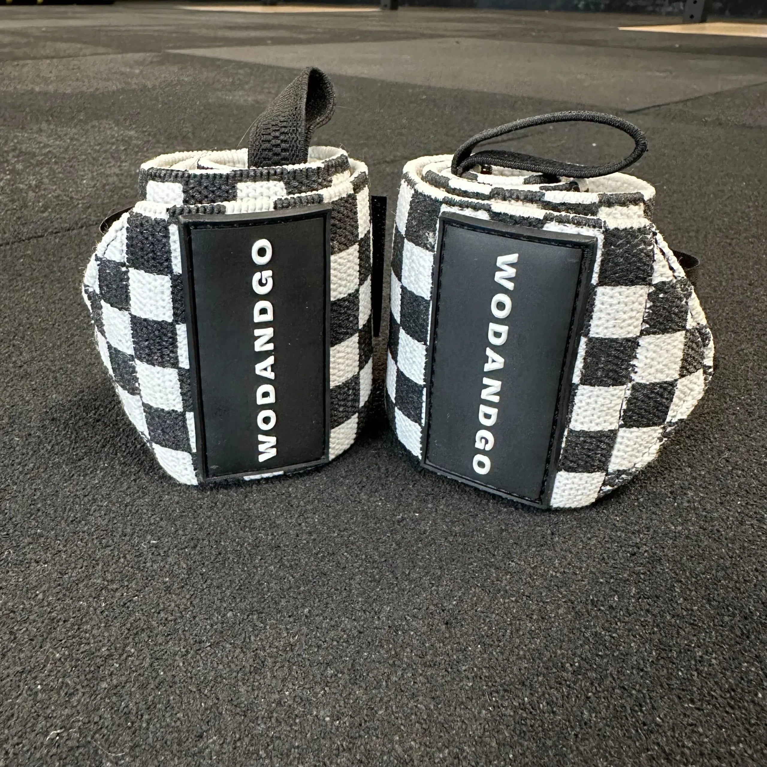 Proteges poignets damier extensible halterophilie sport force athletique wodandgo
