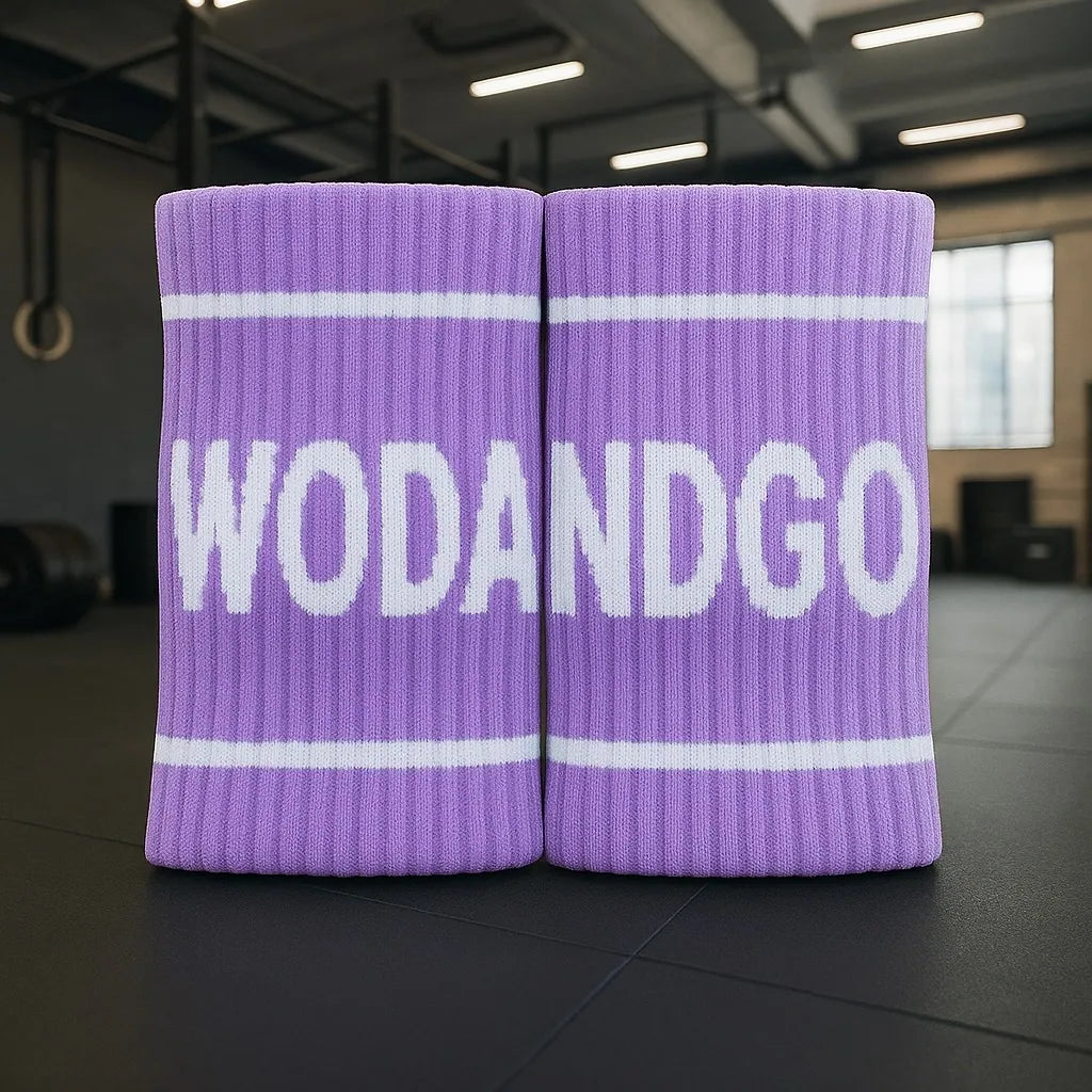 Wristband de couleur lila pour le sport et le crosstraining