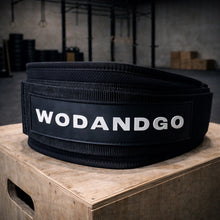 Black weightlifting belt