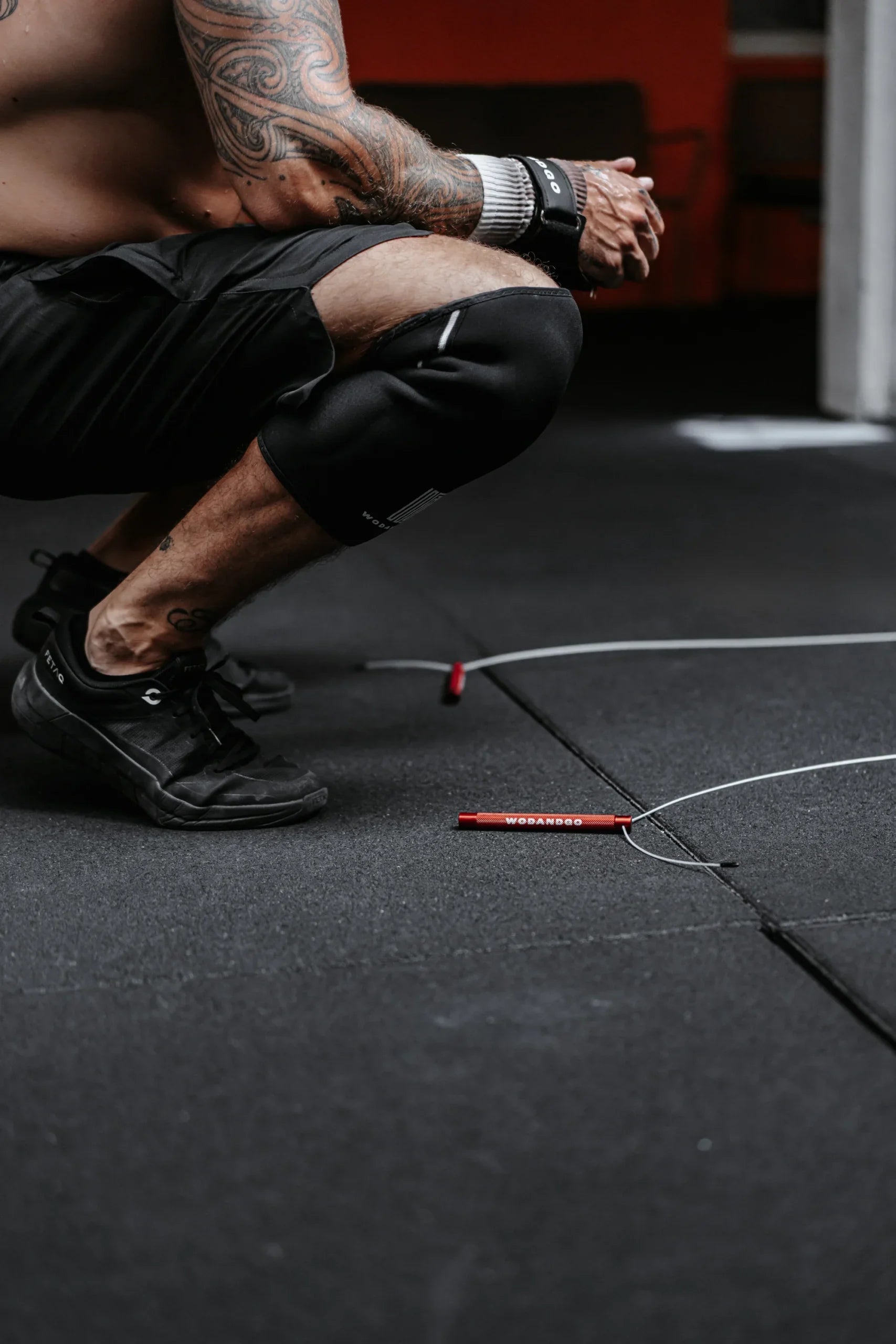 corde a sauter phenix pour le crosstraining, roulement à bille ultra rapide pour les double unders
