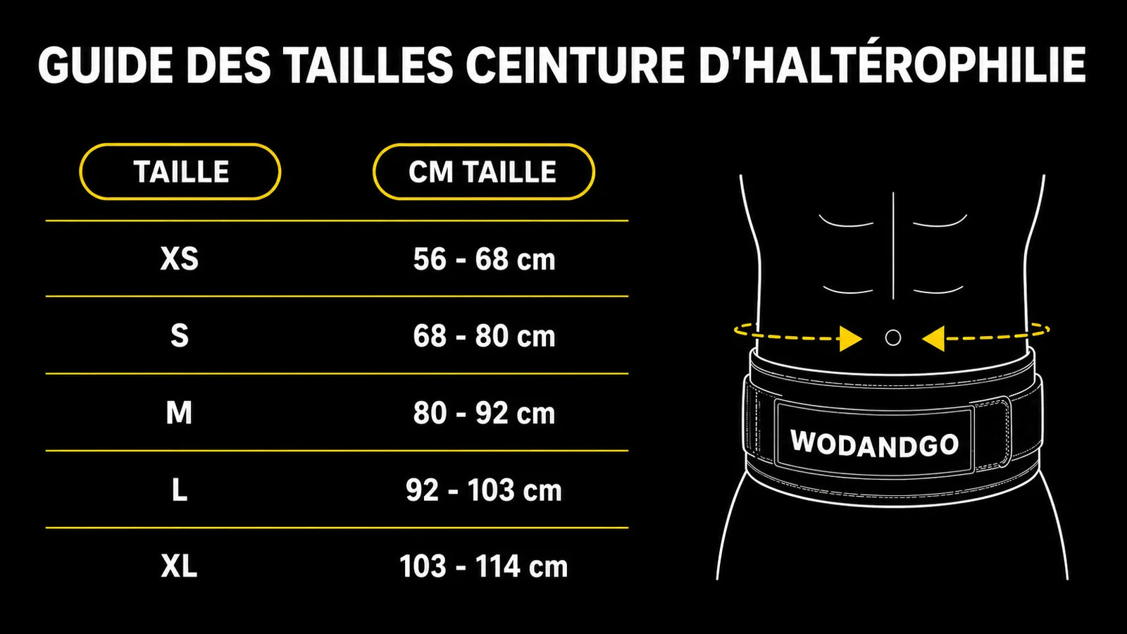 Guide des tailles