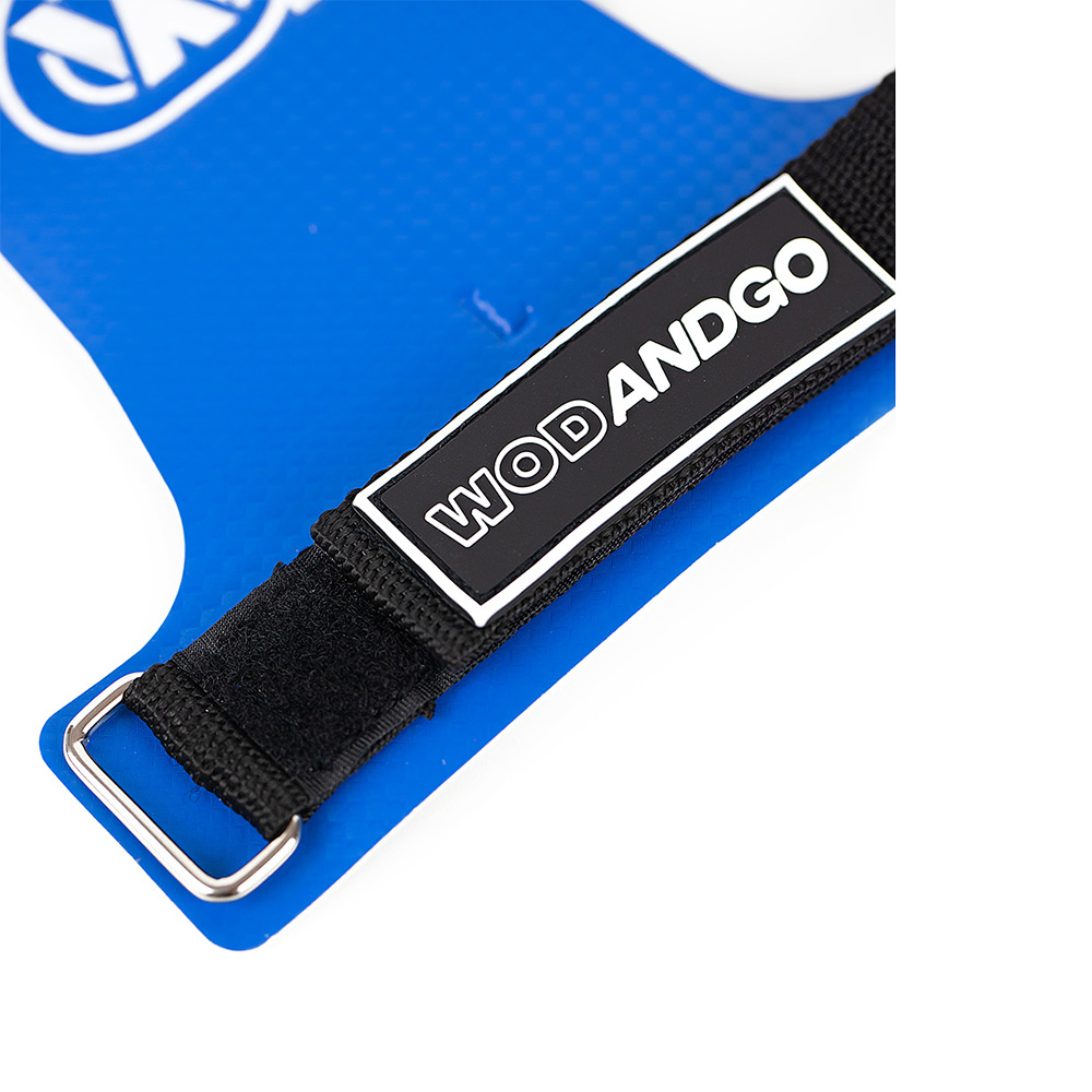 Pack Maniques CarbonGrip Sans Trous & Wristbands Bleus - WODANDGO