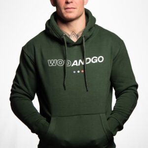 Sweat Capuche Forest Green Homme