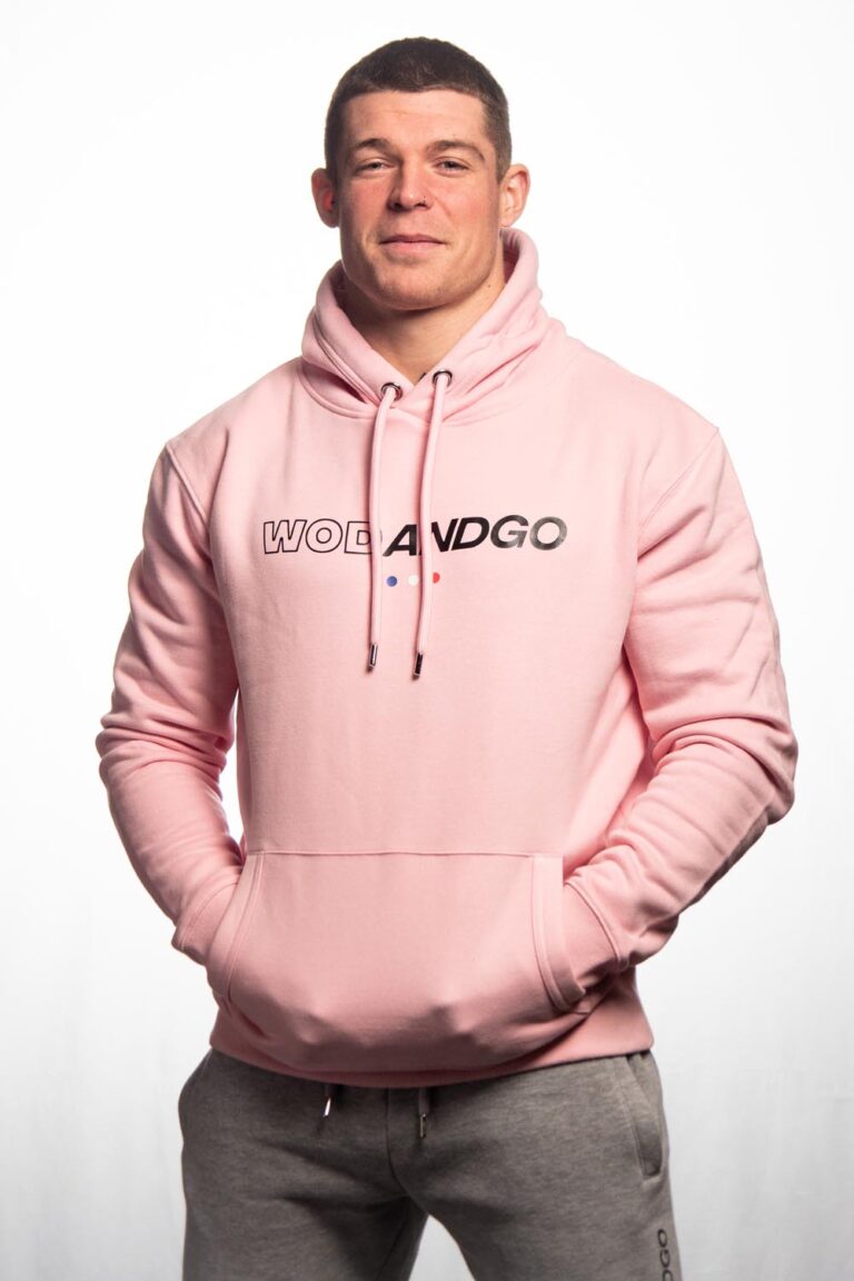 Sweat Capuche Pink Homme