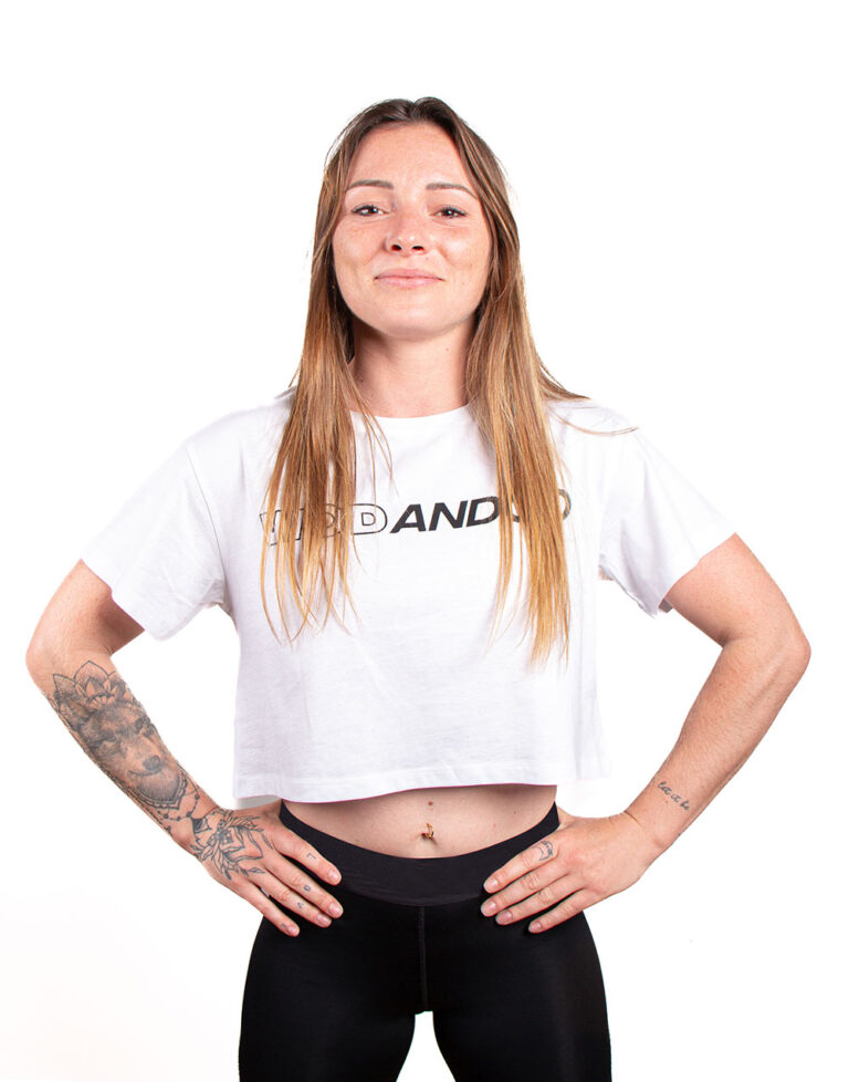 T-Shirt Court Blanc – Femme