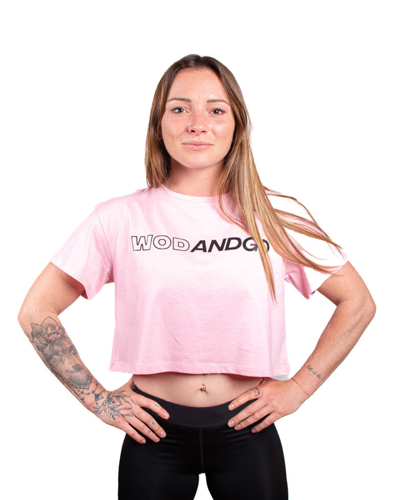T-Shirt Court Rose clair – Femme