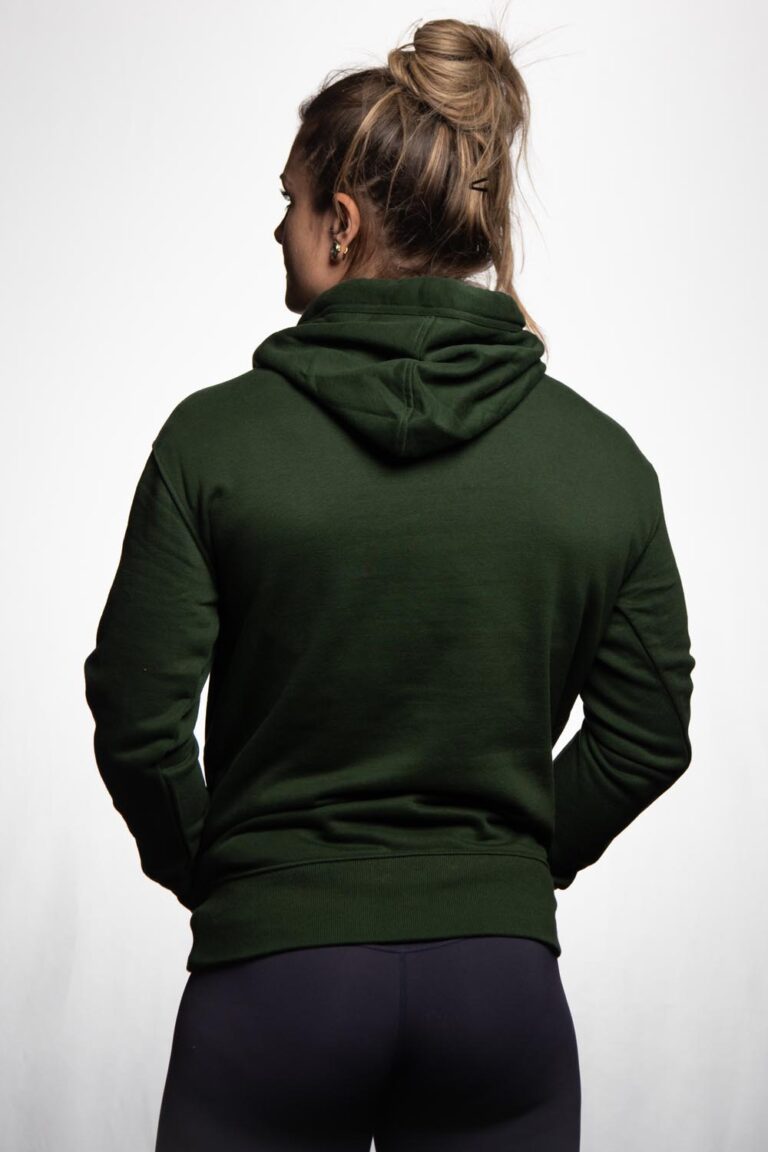 Sweat Capuche Green Forest Femme Dos