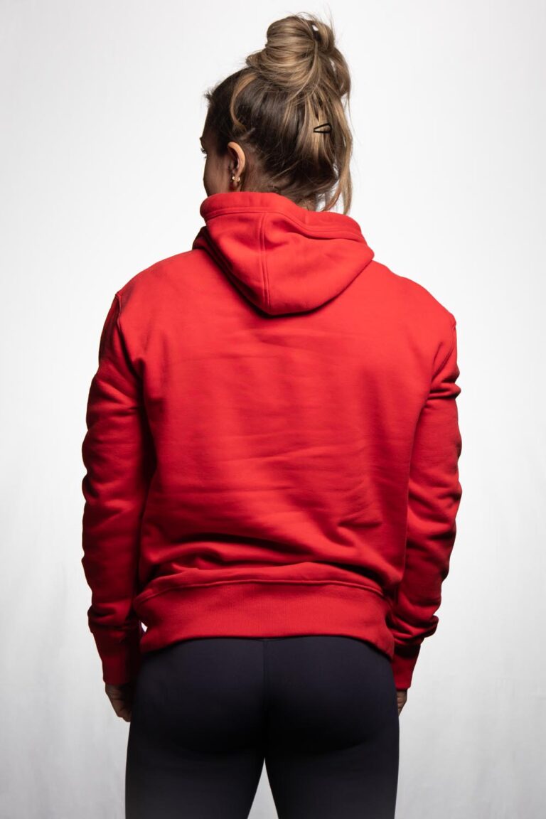 Sweat Capuche Red Femme Dos