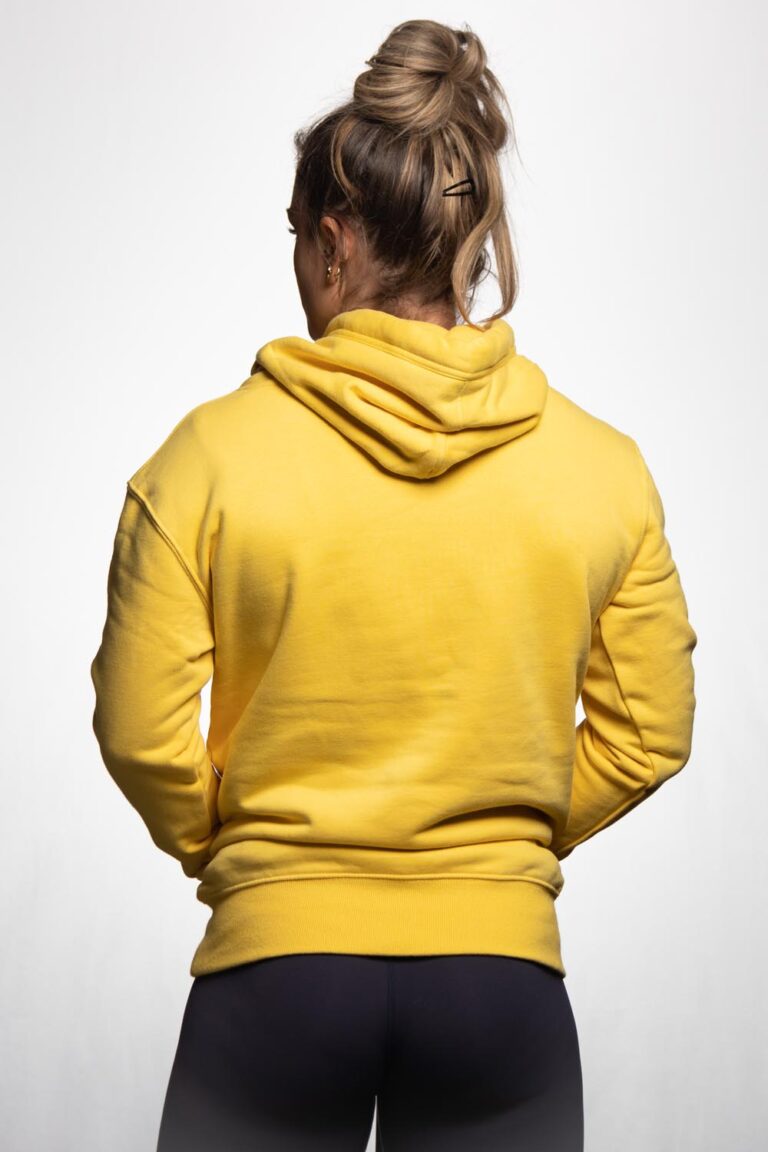 Sweat Capuche Yellow Dos Femme