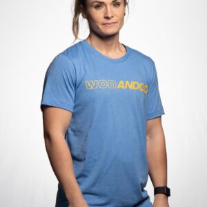 T-Shirt Color Wod Heather Colombia Blue